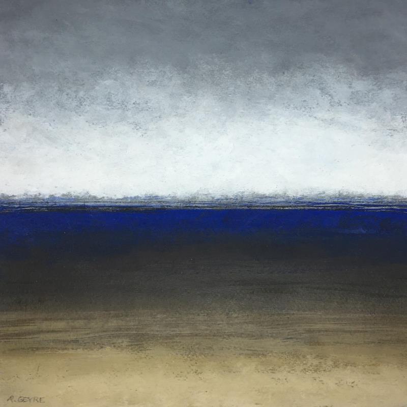 Gemälde Horizon 6 von Geyre Pascal | Gemälde Abstrakt Acryl, Öl Landschaften