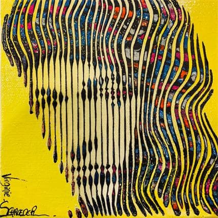 Peinture Bob Dylan - Always and Forever par Schroeder Virginie | Tableau Pop Art Mixte icones Pop