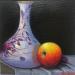 Painting Vaso Chines by Chico Souza | Painting Figurative Still-life Oil