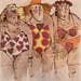Peinture colette suzon margot par Colombo Cécile | Tableau Figuratif Mixte scènes de vie