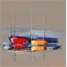 Gemälde Yachts et Pacific Océan von Munsch Eric | Gemälde Figurativ Marine Acryl