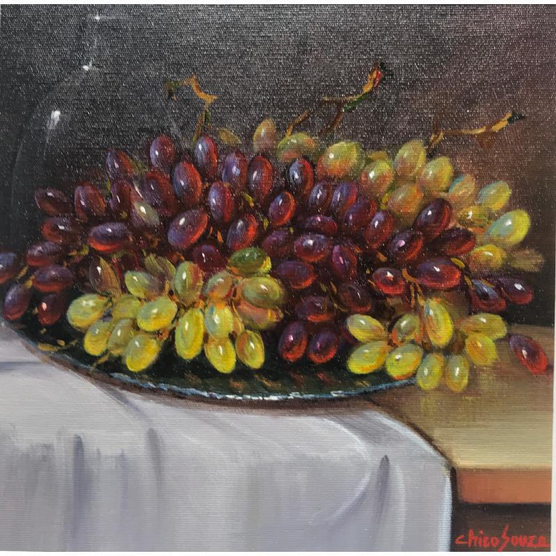 Painting Alimentos dos sonhos by Chico Souza | Painting Figurative Still-life Oil