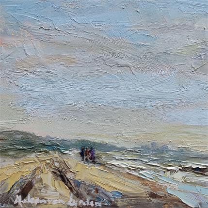 Painting stroll to Scheveningen- 20ws065 by Lynden (van) Heleen | Painting Figurative Oil Landscapes