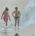 Painting Copines iodées by Sand | Painting Figurative Life style Acrylic