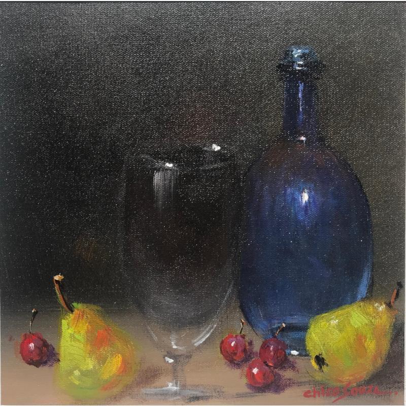 Painting Aguardo by Chico Souza | Painting Figurative Oil Still-life