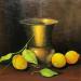 Painting Limoes sicilanos by Chico Souza | Painting Figurative Still-life Oil