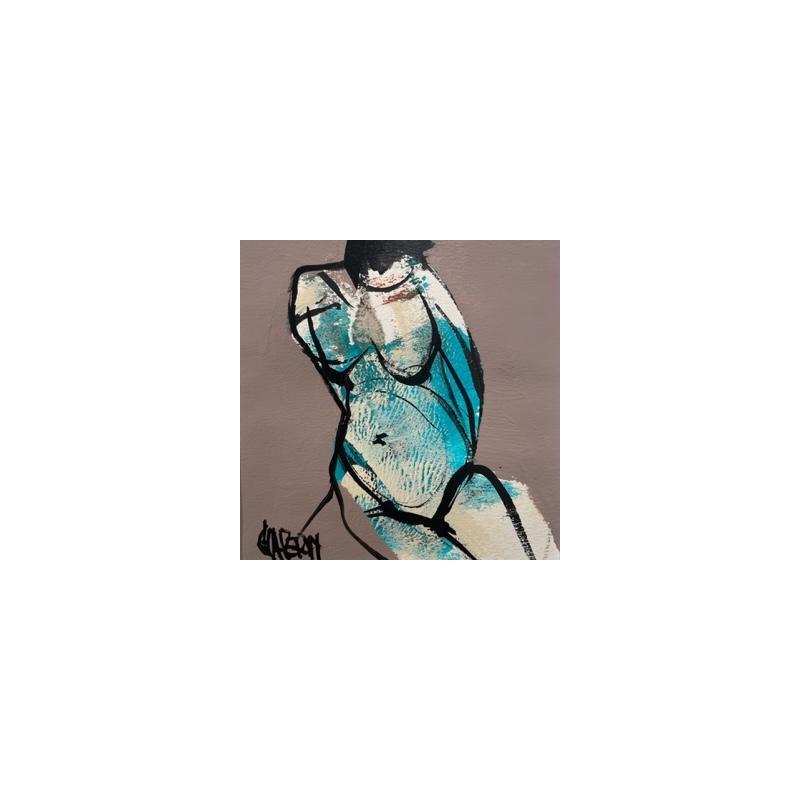 Painting 9 by Chaperon Martine | Painting Figurative Acrylic Nude