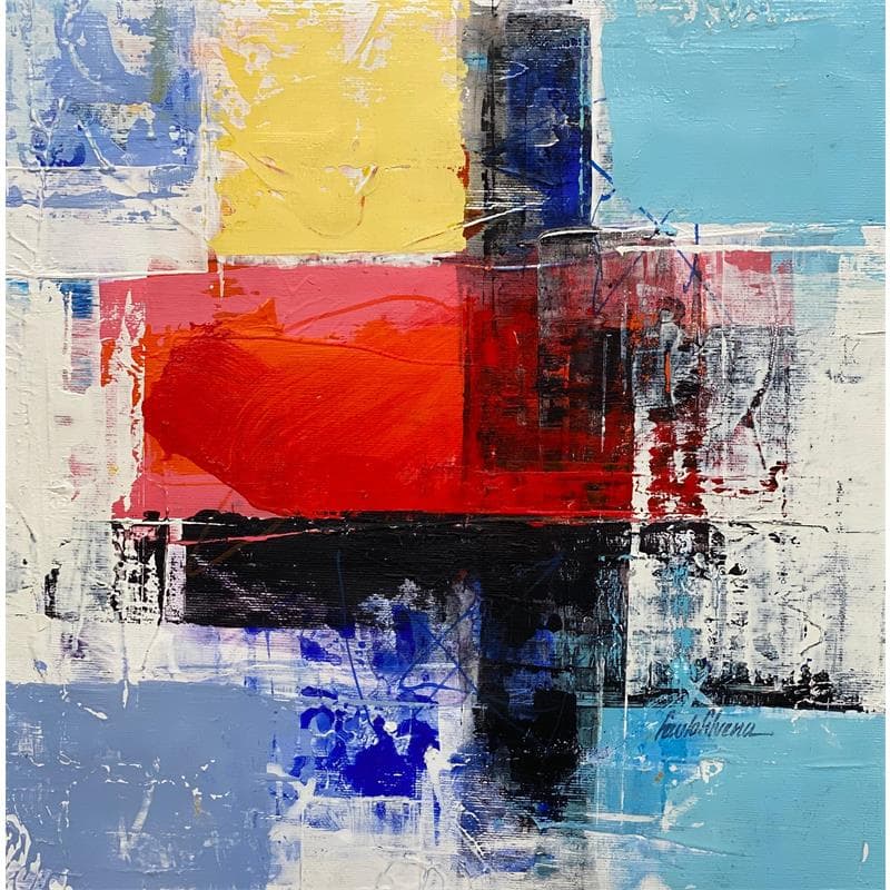 Painting Utopia Portugal by Silveira Saulo | Painting Abstract Minimalist Acrylic