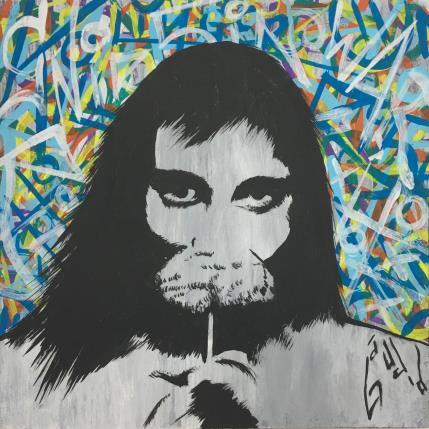 Peinture look at me par Di Vicino Gaudio Alessandro | Tableau Street Art Acrylique, Graffiti scènes de vie