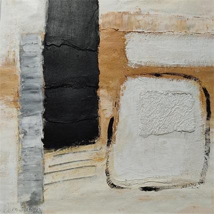 Painting Earth tones D9 by Van Domburgh Lydia | Painting Abstract Mixed Minimalist