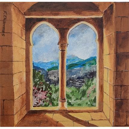 Painting Mir Amine Window 2020 by Chammas Fady | Painting Figurative Watercolor Urban
