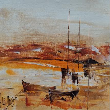 Painting Compo Marine (B19) by Le Diuzet Albert | Painting Figurative Oil Marine