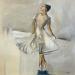 Painting pointe et rotation by Chicote Celine | Painting Figurative Life style Oil