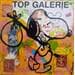 Gemälde Snoopy Alone von Kikayou | Gemälde Pop-Art Pop-Ikonen Graffiti