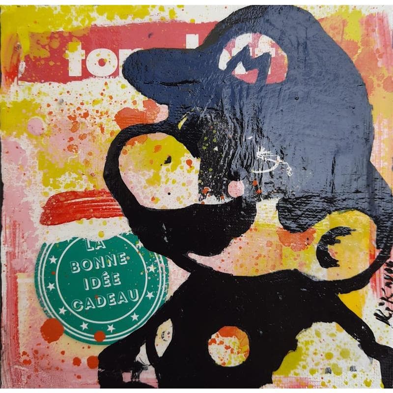 Painting Super Mario by Kikayou | Painting Pop art Mixed Pop icons