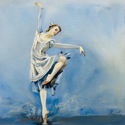 Painting élégance by Chicote Celine | Painting Figurative Oil Life style