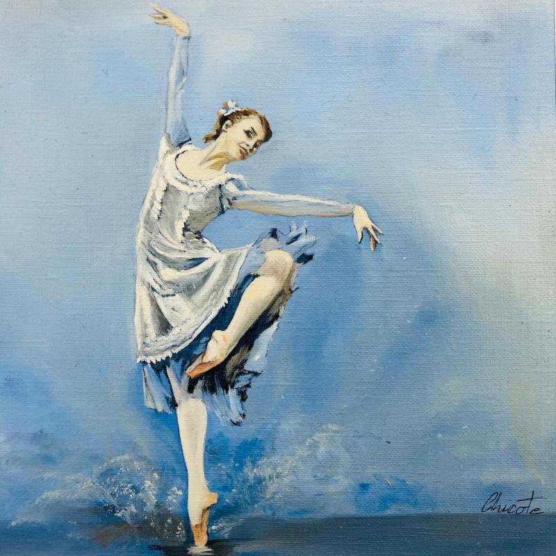 Painting élégance by Chicote Celine | Painting Figurative Life style Oil