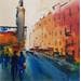 Painting Promenade by Raffin Christian | Painting Figurative Life style Oil Acrylic