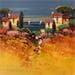 Painting Au soleil du midi by Corbière Liisa | Painting Figurative Landscapes Oil