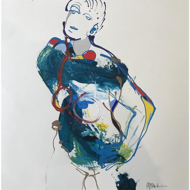 Painting 5995 by Cressanne | Painting Figurative Acrylic Nude