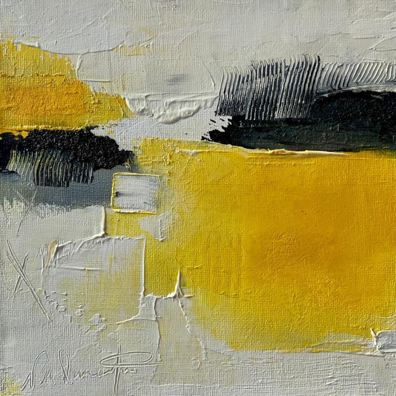Painting Brise Lame by Dumontier Nathalie | Painting Abstract Oil Minimalist