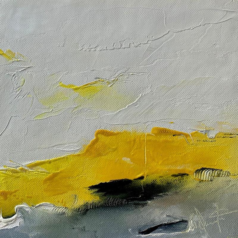 Painting Si heureuse by Dumontier Nathalie | Painting Abstract Oil Minimalist
