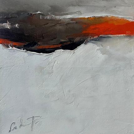 Painting Le vent se lève enfin by Dumontier Nathalie | Painting Abstract Oil Minimalist