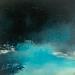 Painting Ce long silence by Dumontier Nathalie | Painting Abstract Minimalist Oil