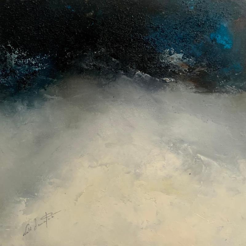 Painting le grand mystère by Dumontier Nathalie | Painting Abstract Oil Minimalist