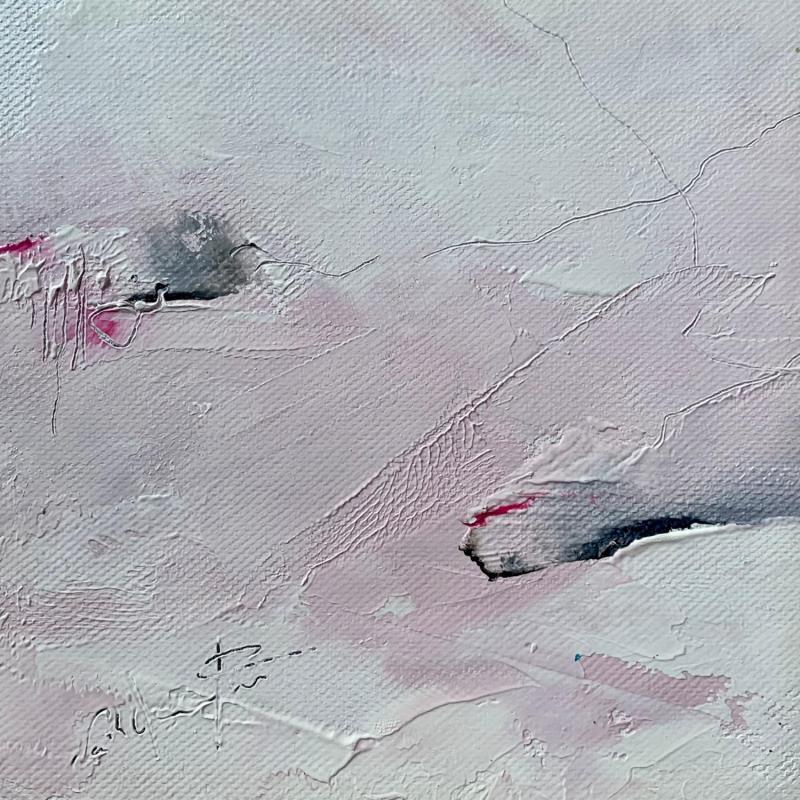 Painting tendres sont tes baisers by Dumontier Nathalie | Painting Abstract Oil Minimalist