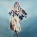 Gemälde Danse du voile von Chicote Celine | Gemälde Figurativ Alltagsszenen Öl