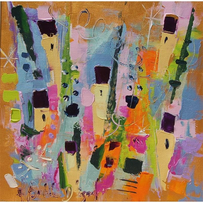 Painting LA JOIE by Bastide d´Izard Armelle | Painting Abstract Acrylic