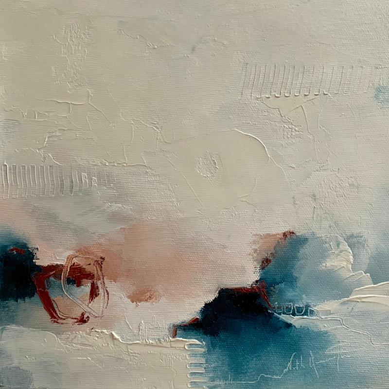 Painting Cette belle lumière by Dumontier Nathalie | Painting Abstract Minimalist Oil