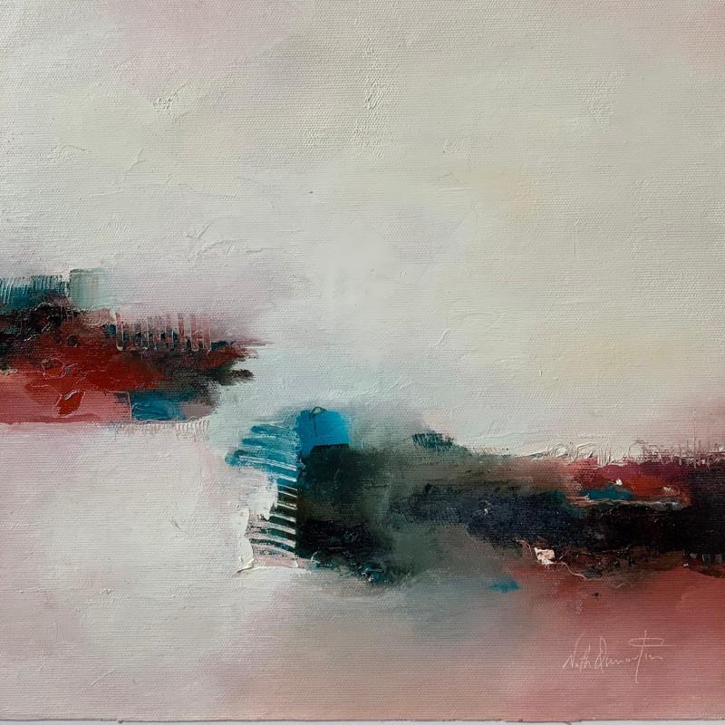 Painting auprès de toi, toujours … by Dumontier Nathalie | Painting Abstract Minimalist Oil
