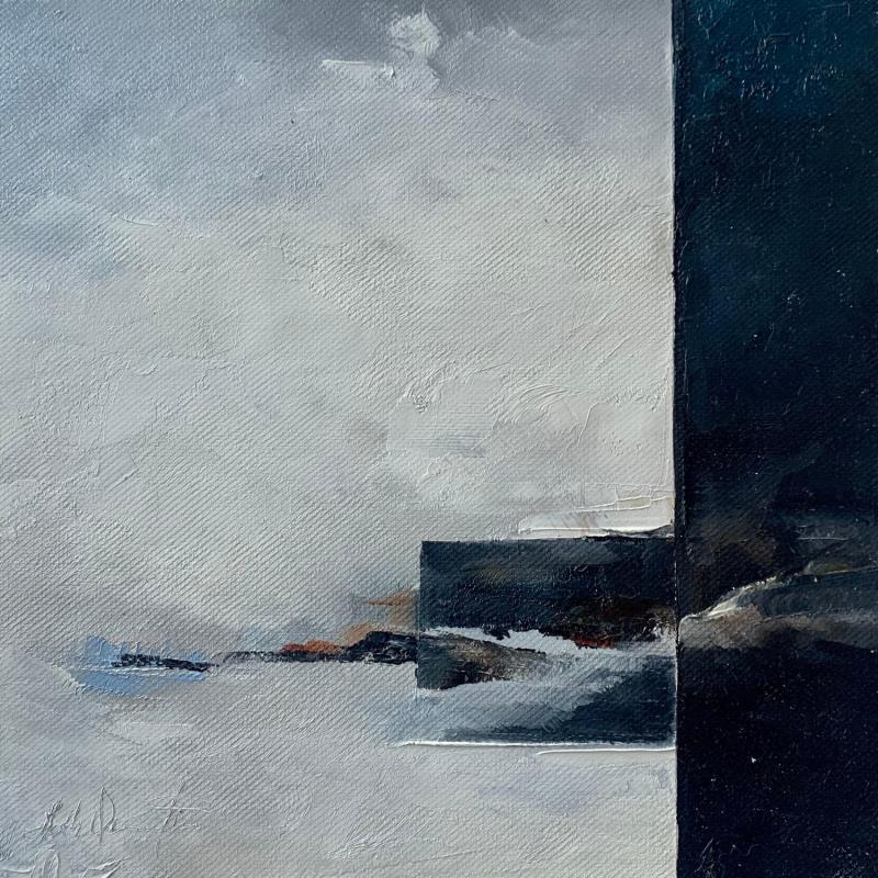 Painting tandis que j'allais et venais by Dumontier Nathalie | Painting Abstract Oil Minimalist