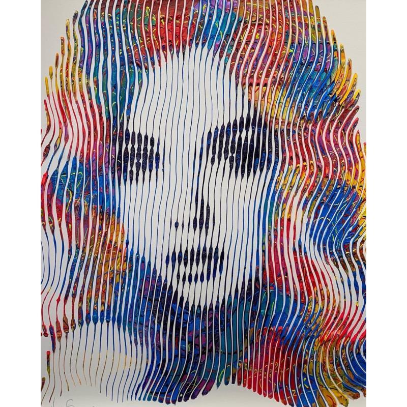 Painting Color my heart by Schroeder Virginie | Painting Pop art Mixed Pop icons