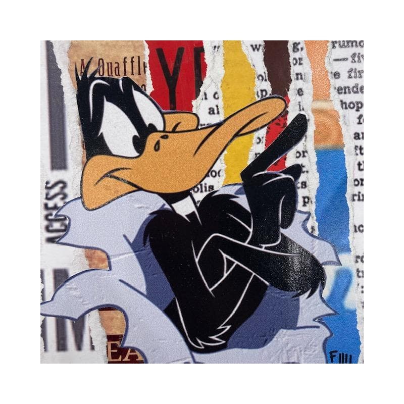 Painting The duck by Lamboley Franck | Painting Pop art Mixed Pop icons