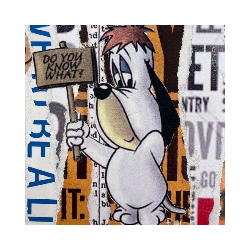 Painting Droopy by Lamboley Franck | Painting Pop art Mixed Pop icons
