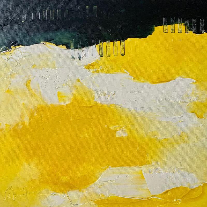 Gemälde à l'année prochaine von Dumontier Nathalie | Gemälde Abstrakt Öl Minimalistisch