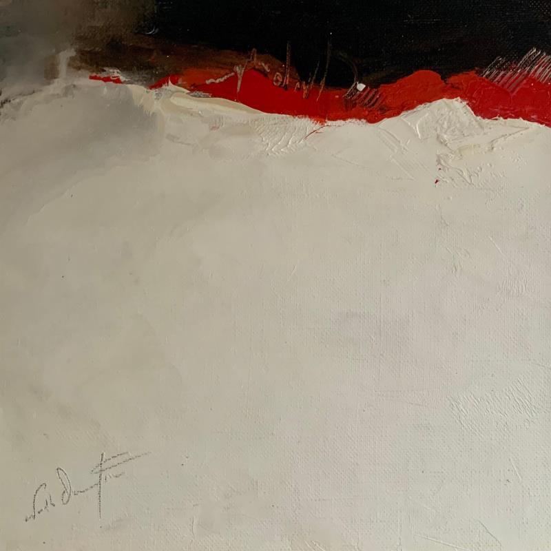 Painting J'avais si froid by Dumontier Nathalie | Painting Abstract Oil Minimalist
