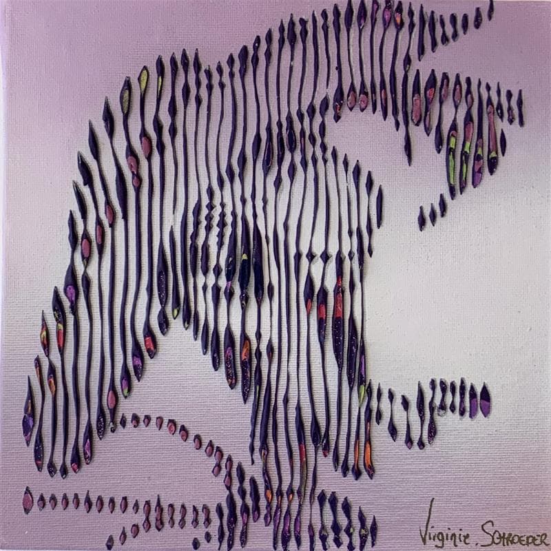 Gemälde Lucky Luke von Schroeder Virginie | Gemälde Pop-Art Acryl Pop-Ikonen