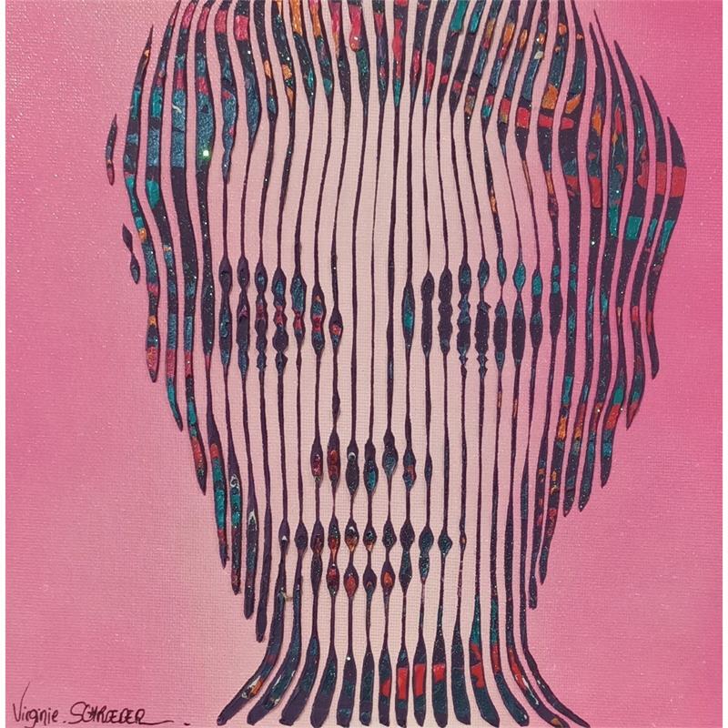 Peinture Grace Kelly une icône inconditionnelle par Schroeder Virginie | Tableau Pop-art Acrylique Icones Pop