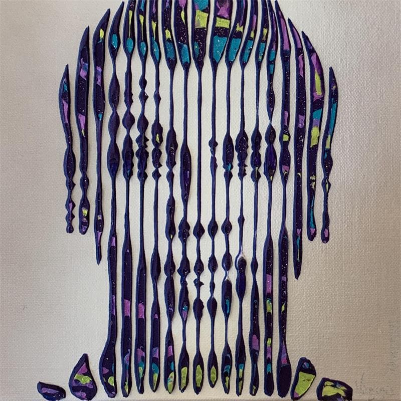 Painting Stromae by Schroeder Virginie | Painting Pop art Mixed Pop icons