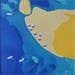 Peinture BEACH par Gozdz Joanna | Tableau Abstrait Minimaliste Acrylique