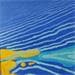 Gemälde WAVE COLOR von Gozdz Joanna | Gemälde Abstrakt Minimalistisch Acryl