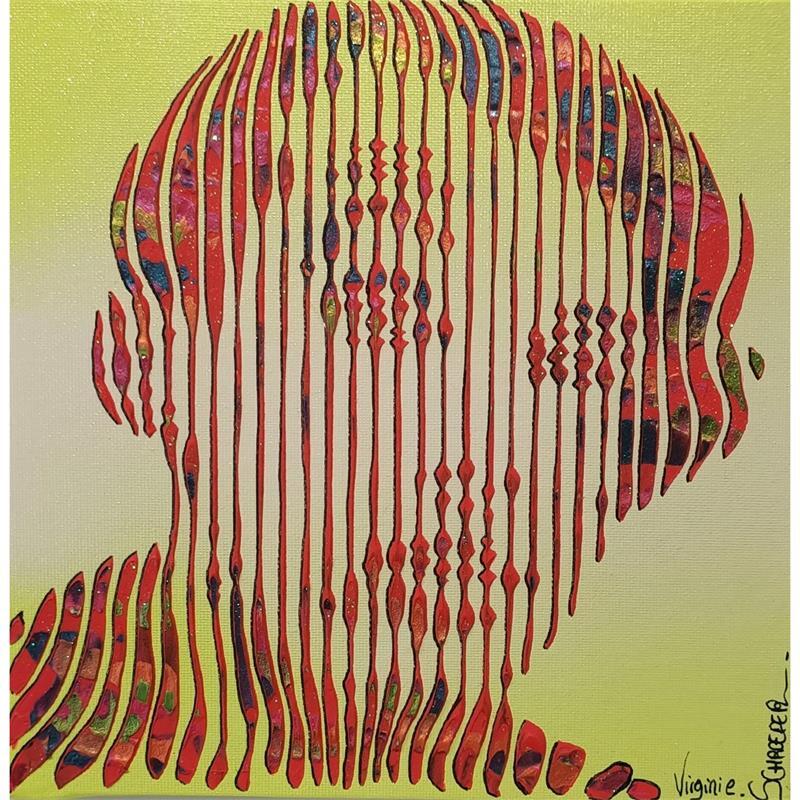 Painting Carmen by Stromae by Schroeder Virginie | Painting Pop art Mixed Pop icons