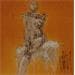 Painting Louise by Sahuc François | Painting Figurative Nude Acrylic