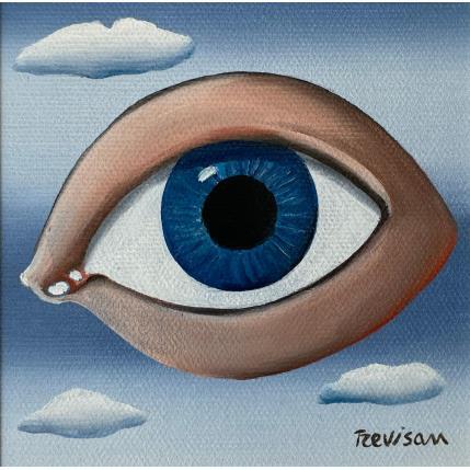 Painting EYE by Trevisan Carlo | Painting Surrealism Acrylic Animals
