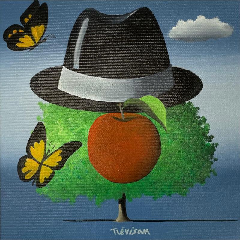 Painting MR TREE by Trevisan Carlo | Painting Surrealism Acrylic, Oil Animals