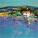 Painting Histoire de lavandes by Corbière Liisa | Painting Figurative Landscapes Marine Oil
